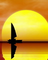 Vector sunset