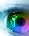Colorful eye