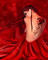 Lady in red